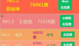 排行榜明星投票,人气明星风云变幻，谁将问鼎巅峰？”