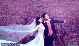 结婚照片背景 ps,PS打造独特结婚照片背景